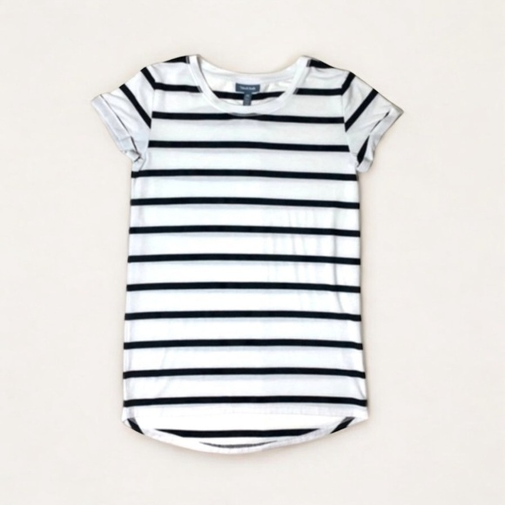 ModCloth Black and White Striped Tunic Size XS